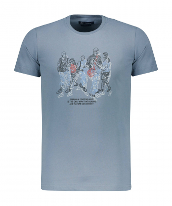 تیشرت طرح دار مردانه جامه پوش آرا JPA کد 4011010218