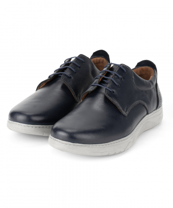 کفش روزمره چرم طبیعی مردانه ایران طب مدل مارکو