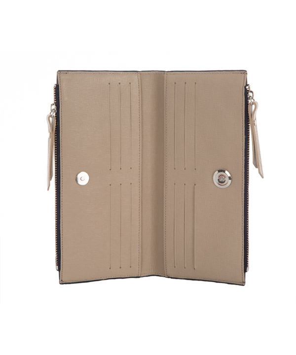 کیف پول چرم زنانه سرمه ای چرم مشهدMashhad leather مدل D5037
