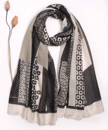 شال طرح دار زنانه مدلینا Modelina کد 1283