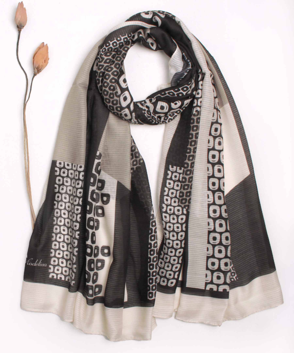 شال طرح دار زنانه مدلینا Modelina کد 1283