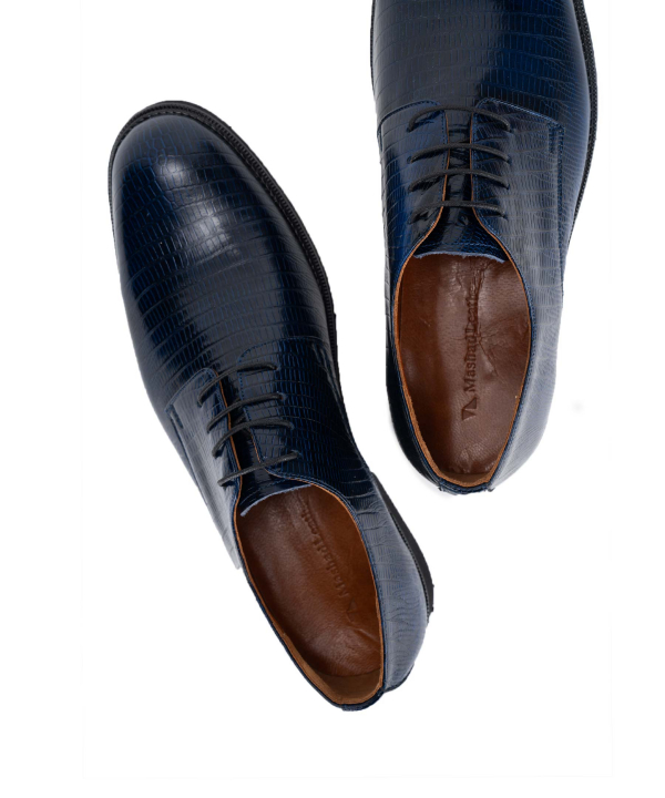 کفش مجلسی مردانه چرم طبیعی چرم مشهد Mashad Leather کد J6132