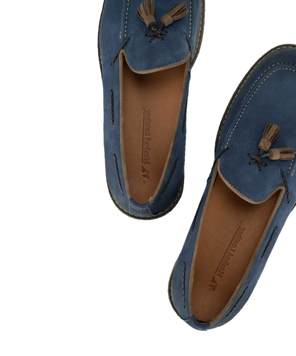کفش کالج مردانه چرم طبیعی چرم مشهد Mashad Leather کد J6093