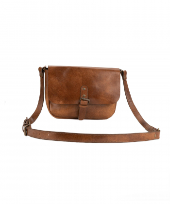 کیف دوشی زنانه چرم طبیعی چرم لانکا Lanka Leather مدل HB-15