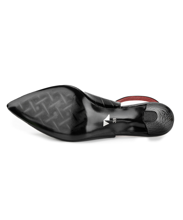 کفش پاشنه بلند چرم طبیعی زنانه چرم مشهد Mashad Leather کد J2499