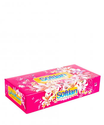 دستمال کاغذی 100 برگ سافتلن Softlan سری باغ بهشت