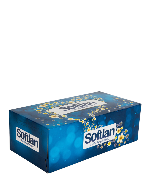 دستمال کاغذی 150 برگ سافتلن Softlan سری رویا