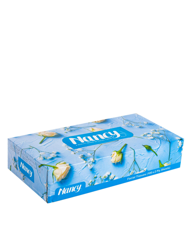 دستمال کاغذی 100 برگ نانسی Nancy سری نازلی