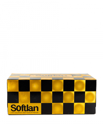 دستمال کاغذی 100 برگ سافتلن Softlan سری شطرنجی