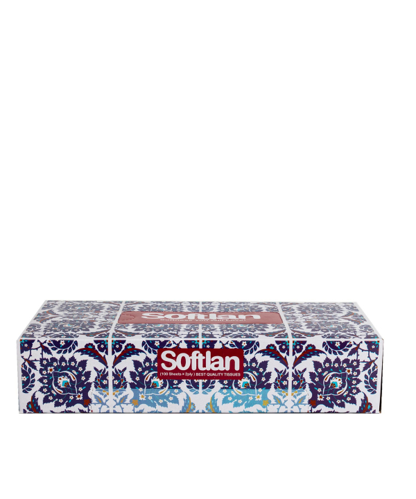 دستمال کاغذی 100 برگ سافتلن Softlan سری سنتی