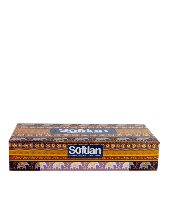 دستمال کاغذی 100 برگ سافتلن Softlan سری سنتی