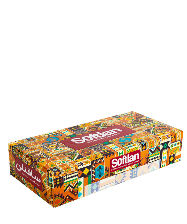 دستمال کاغذی 100 برگ سافتلن Softlan سری سنتی