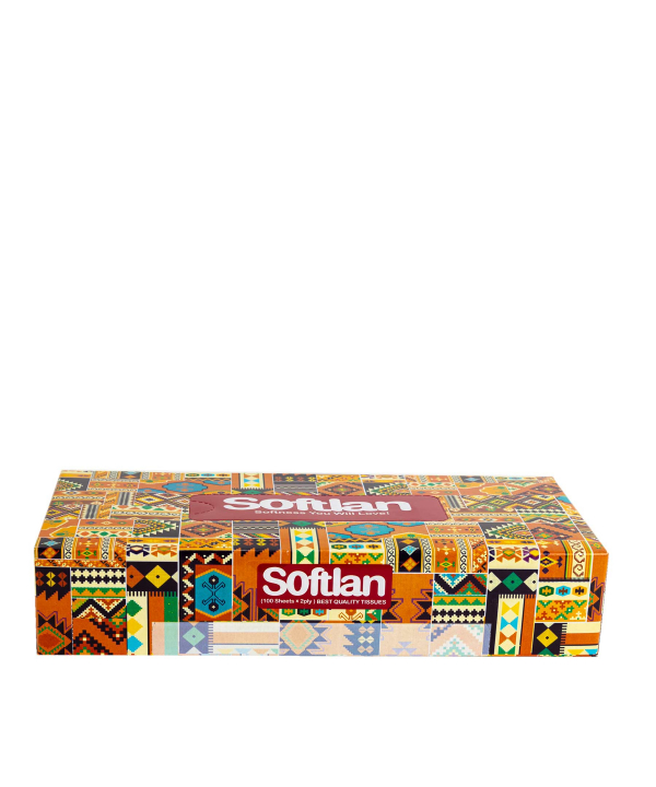 دستمال کاغذی 100 برگ سافتلن Softlan سری سنتی