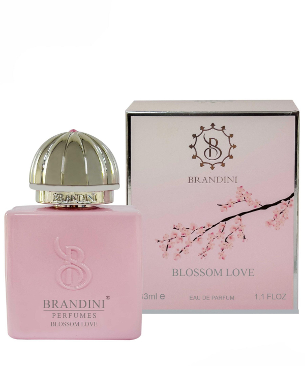 عطر جیبی زنانه برندینی Brandini مدل Blossom Love حجم 33 میلی‌لیتر