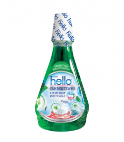 دهانشویه مناسب دندان های حساس هلو فرش Hello Fresh حجم 420 میلی لیتر