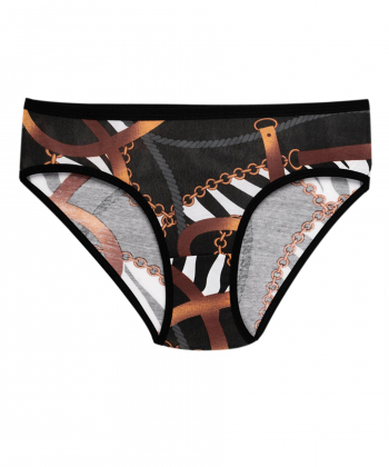 شورت نخی زنانه اسکارلت Scarlet طرح زنجیر