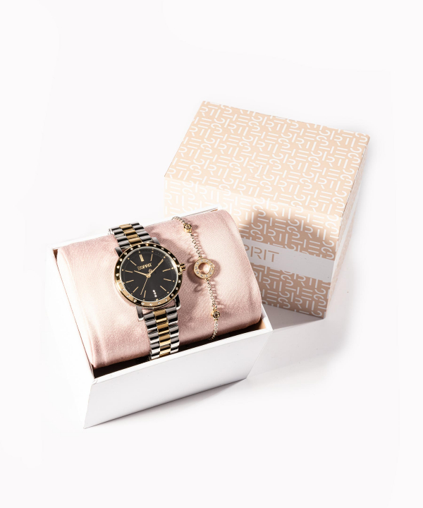 ست ساعت مچی و دستبند زنانه اسپریت Esprit مدل ES1L298M0095