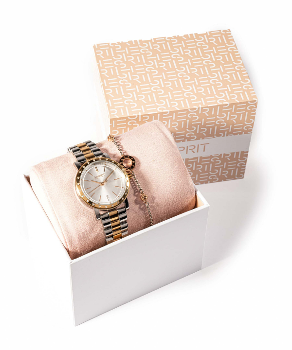 ست ساعت مچی و دستبند زنانه اسپریت Esprit مدل ES1L298M0105