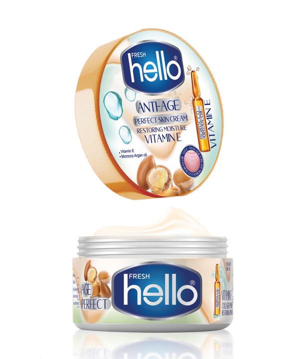 کرم مرطوب کننده ضدپیری پوست هلو فرش Hello Fresh حجم 240 میلی‌لیتر