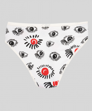 شورت نخی زنانه اسکارلت Scarlet طرح چشم