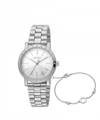 ست ساعت مچی و دستبند زنانه اسپریت Esprit مدل ES1L298M0045
