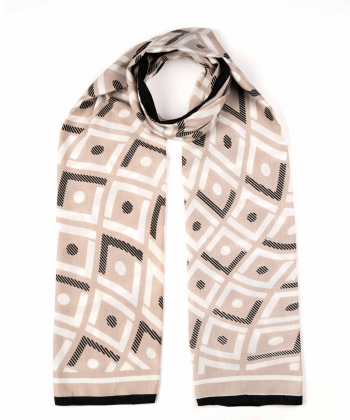 شال طرح دار زنانه مدلینا Modelina کد 1249