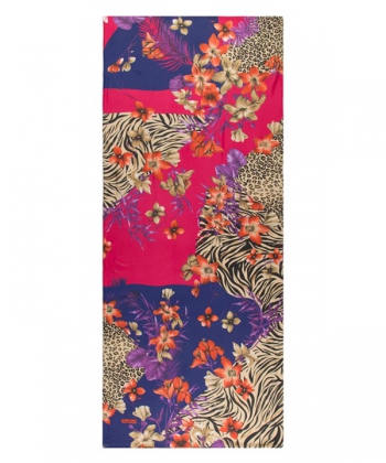 شال شیفون دور دست دوز