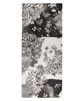 شال شیفون دور دست دوز