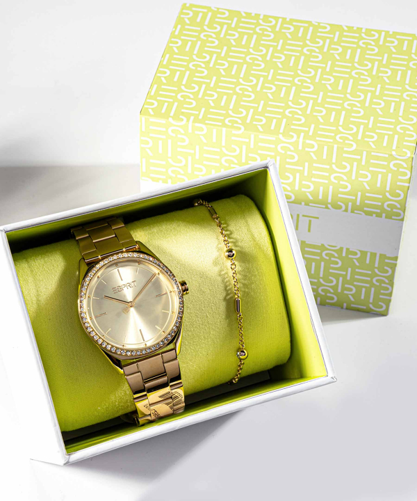 ست ساعت مچی و دستبند زنانه اسپریت Esprit مدل ES1L289M0065