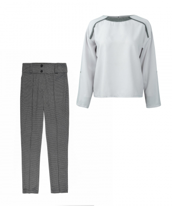 ست بلوز و شلوار مجلسی زنانه تولیکا Tulika کد 41567