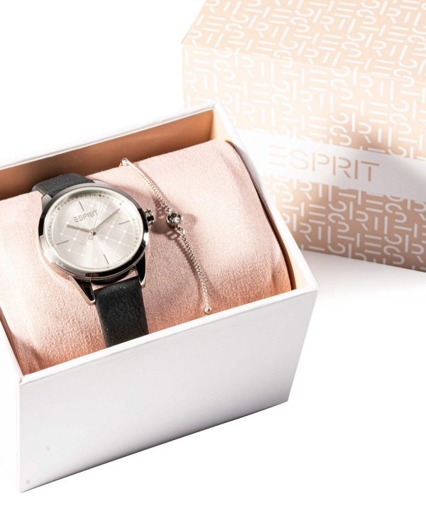ست ساعت مچی و دستبند زنانه اسپریت Esprit مدل ES1L259P4015