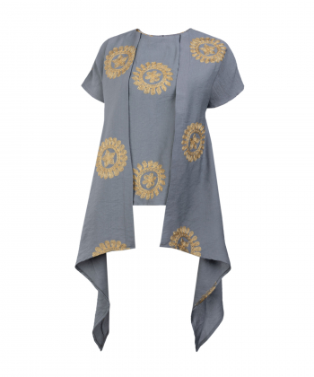 بلوز زنانه مانگ Mong مدل خورشیدی