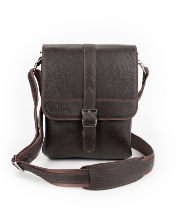 کیف دوشی چرم طبیعی مردانه شیفر مدل 9704C