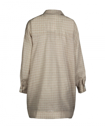 مانتو چهارخانه زیبو Ziboo کد 011514