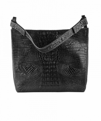 کیف دوشی چرم طبیعی زنانه صاد Saad کد AS530