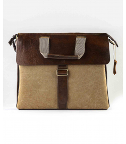کیف اداری مردانه چرم طبیعی صاد Saad کد AA070A