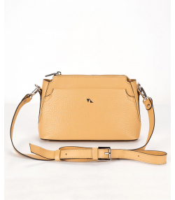 کیف دوشی زنانه چرم طبیعی چرم مشهد Mashad Leather مدل S0752