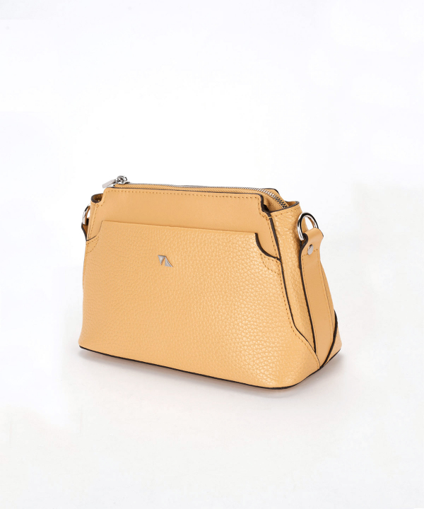 کیف دوشی زنانه چرم طبیعی چرم مشهد Mashad Leather مدل S0752