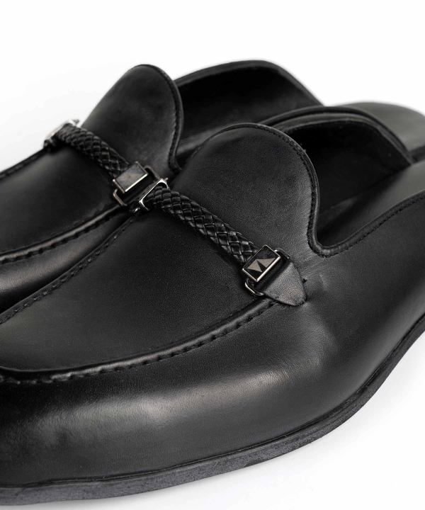 کفش تابستانی مردانه چرم طبیعی چرم مشهد Mashad Leather کد J6134
