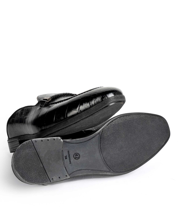کفش تابستانی چرم طبیعی مردانه چرم مشهد Mashad Leather کد J6133