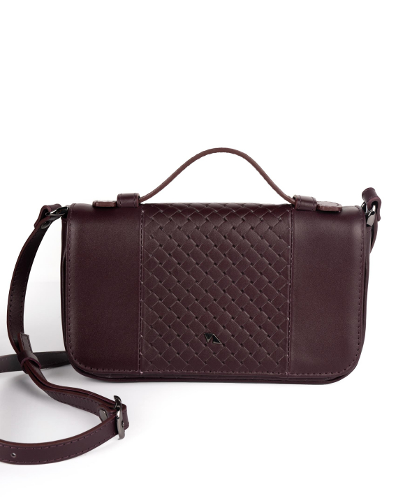 کیف دوشی زنانه چرم طبیعی چرم مشهد Mashad Leather مدل S0761