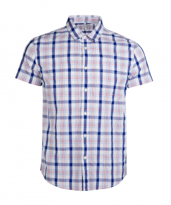 پیراهن چهارخانه مردانه جین وست Jeanswest مدل 12133505
