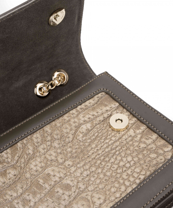 کیف دوشی زنانه چرم طبیعی چرم مشهد Mashad Leather کد S5199