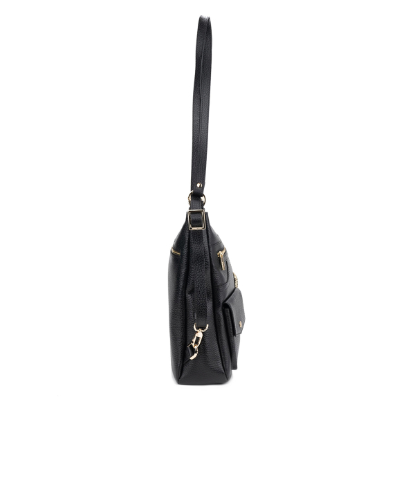 کیف دوشی زنانه چرم طبیعی چرم مشهد Mashad Leather کد S0840