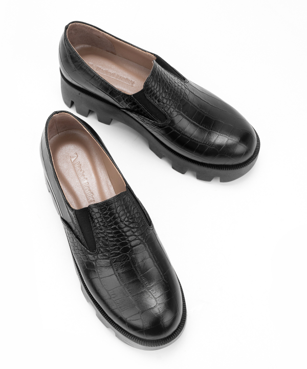 کفش زنانه چرم طبیعی چرم مشهد Mashad Leather کد J2559