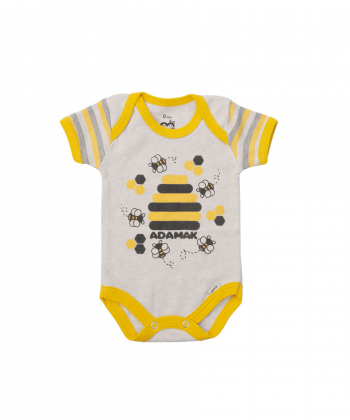 سرهمی آستین کوتاه بچگانه آدمک Adamak طرح زنبور