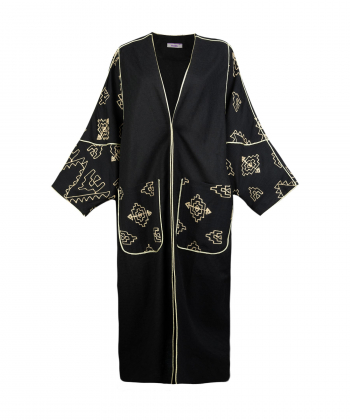 مانتو لینن مانگ Mong مدل زنبق