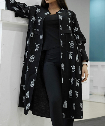 مانتو طرح دار اورمزد Ormuzd کد SA21