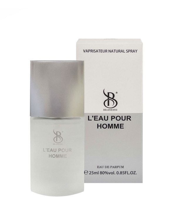 عطر جیبی مردانه برندینی Brandini مدل Leau Pour Homme حجم 25 میلی‌لیتر