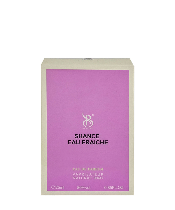 عطر جیبی زنانه برندینی Brandini مدل Shance Eau Fraich حجم 25 میلی‌لیتر